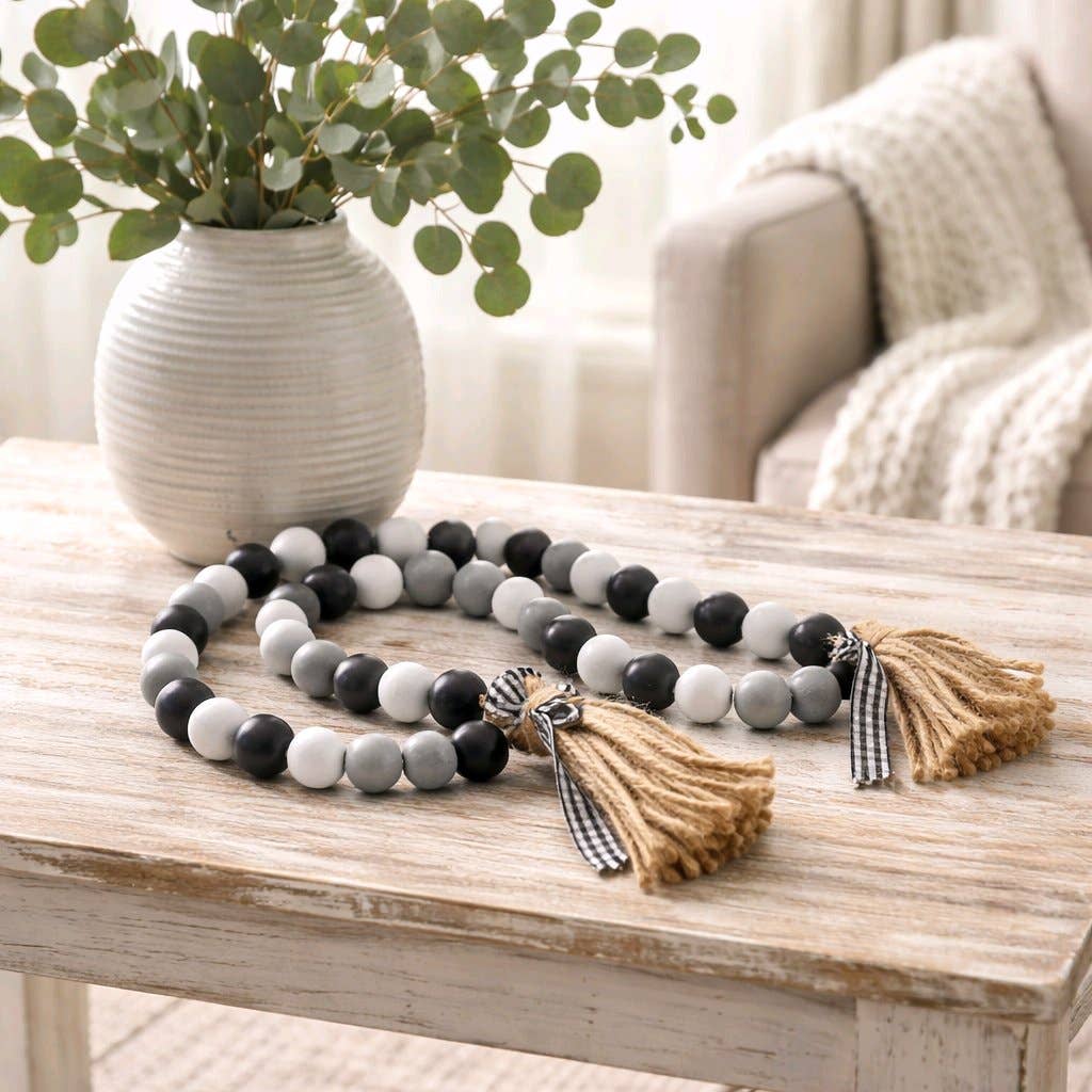 Buffalo Beaded Garland 37in