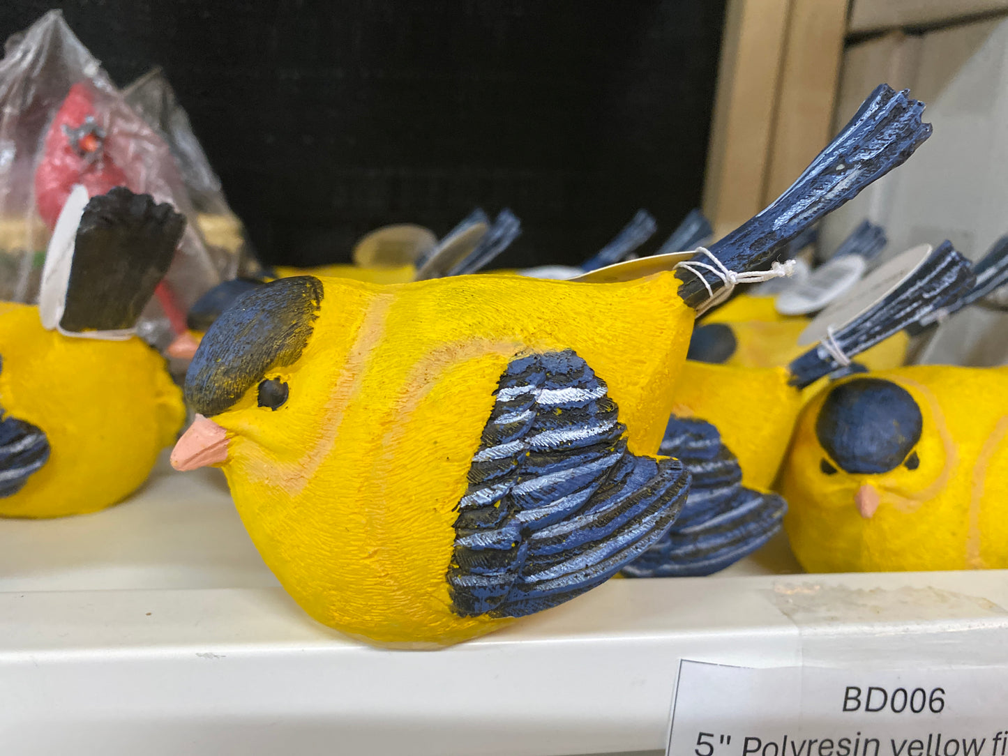 BD006 5” Yellow Finch Bird
