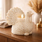 Turkey Shaped Moving Flame LED Candle 5.2x5x5in