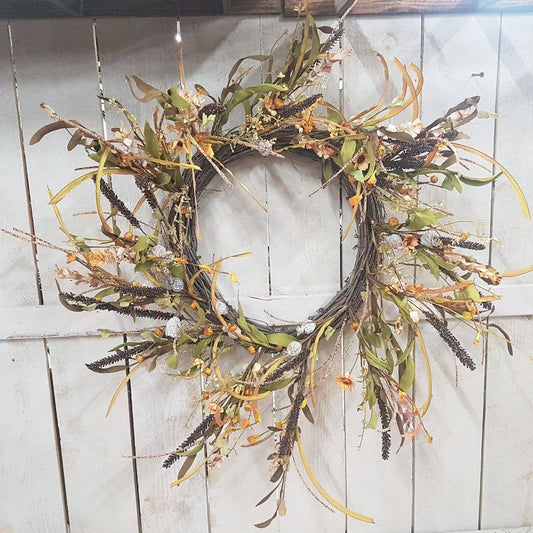 Vintage Daisy Wreath