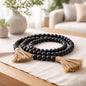 Black Beaded Garland 60in