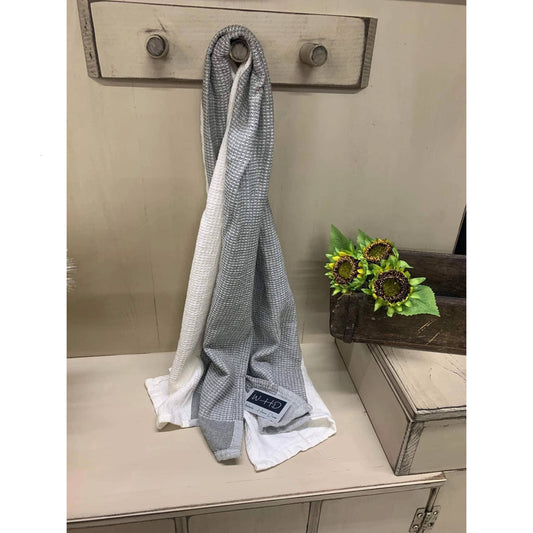 Gray Waffle Runner 14x36in