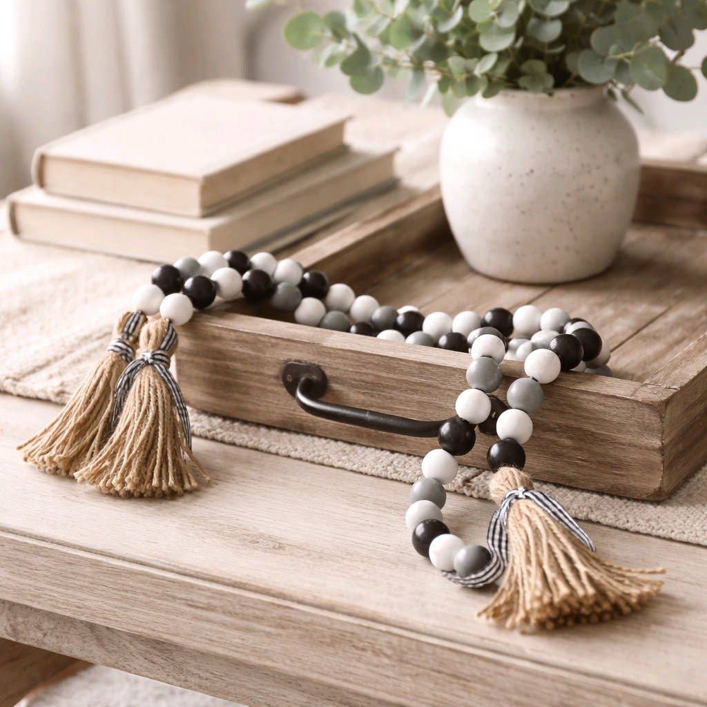 Buffalo Beaded Garland 59in