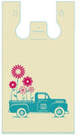 Flower Truck Plastic Bags