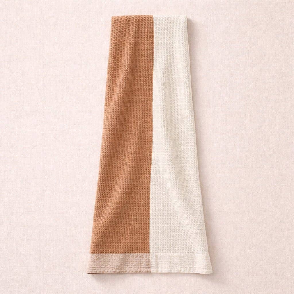 Brown Waffle Runner 14x56in