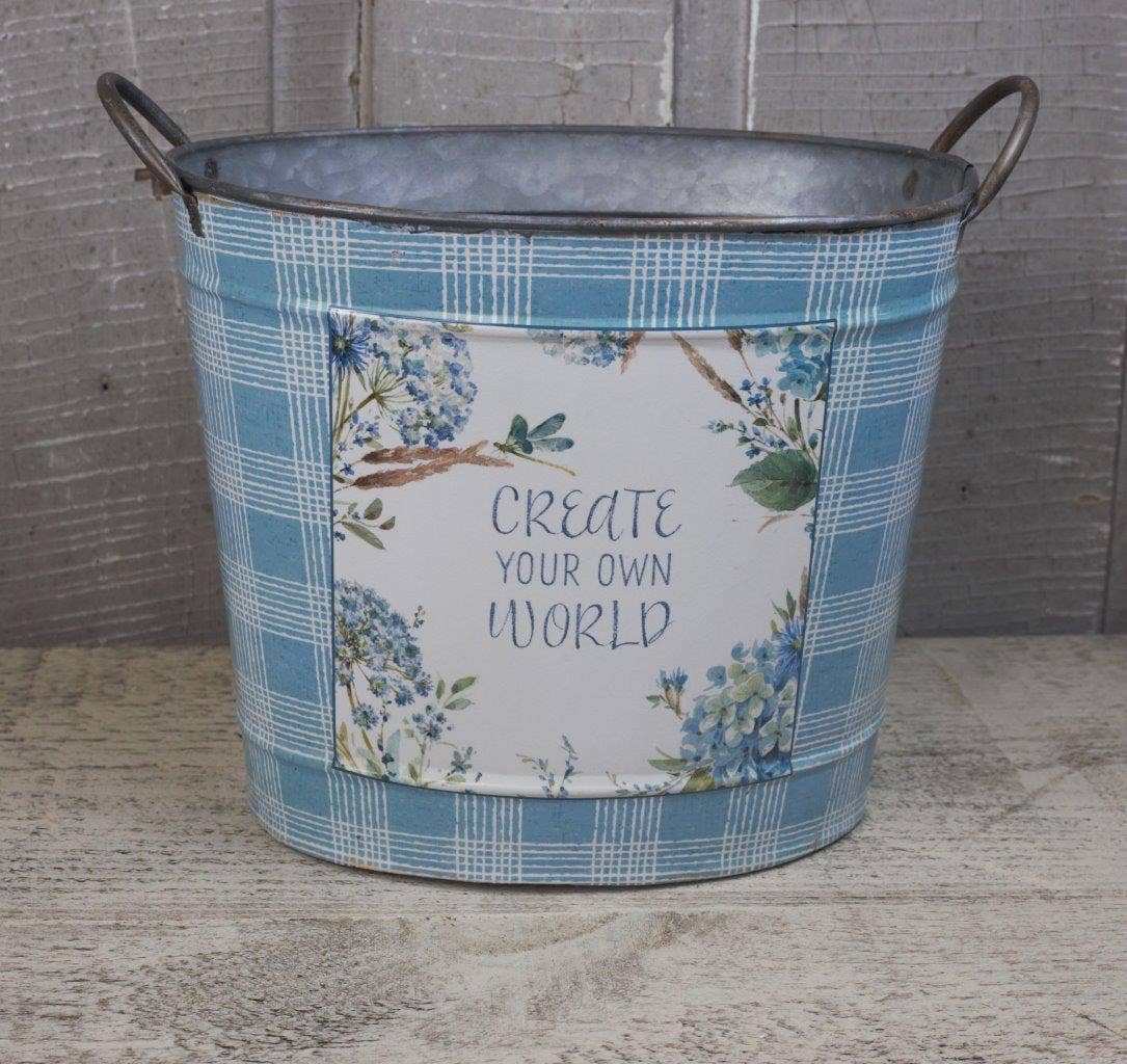 Dragon Fly Bucket 11x9in