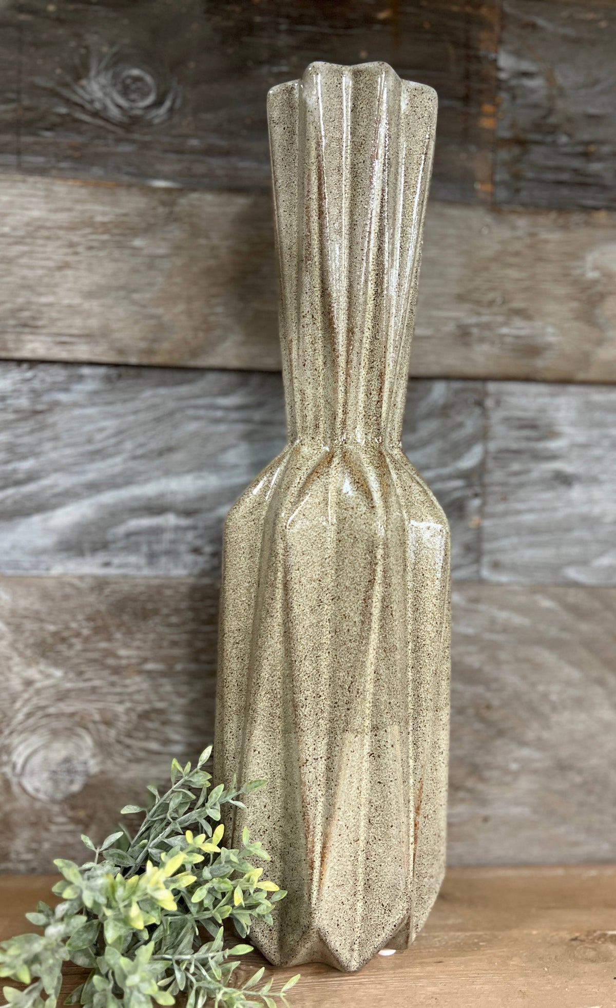 Long Neck Java Vase 19in