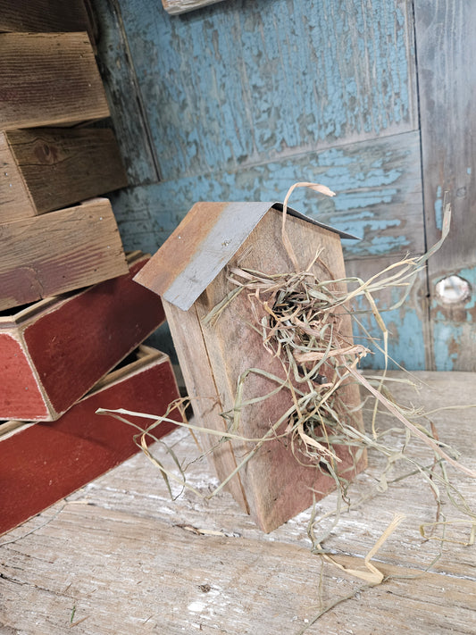 2 Hole Bird House 9in